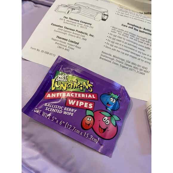 NEW 1998 Mattel Thermos Barbie LUNCH BOX BAG Soft Sided Insulated Bag 90s Extras - Picture 4 of 9